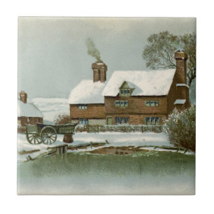 Vintage Tudor Country Cottage Tile