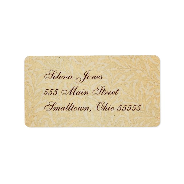 Vintage Tulip Morris Painting Collection Label (Front)