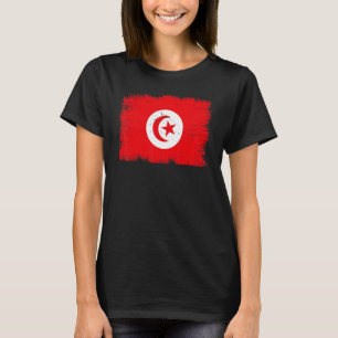 Vintage Tunisia Flag Tunisian Independence Day T-Shirt