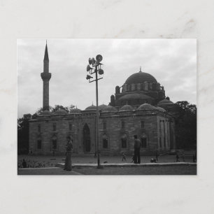 Vintage Turkey Istanbul Beyazit camii mosque Postcard