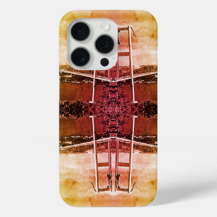 Vintage Turkey Istanbul Bosphorus bridge iPhone 15 Pro Case