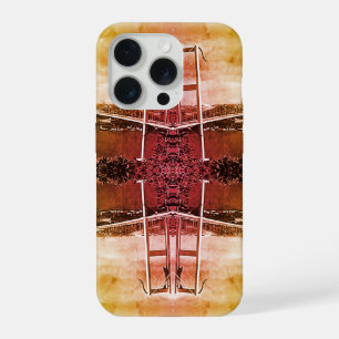 Vintage Turkey Istanbul Bosphorus bridge iPhone 15 Pro Case