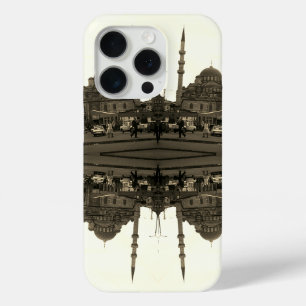 Vintage Turkey Istanbul The Yeni Camii mosque iPhone 15 Pro Case