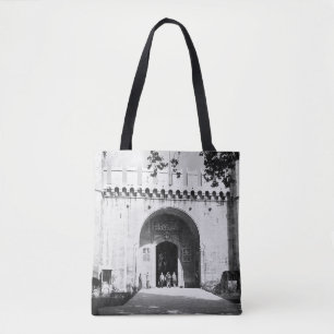 Vintage Turkey Istanbul Topkapi palace gate Postca Tote Bag