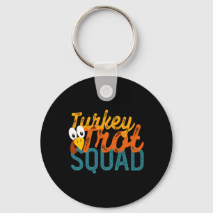 Vintage Turkey Trot Squad Performance Keychain