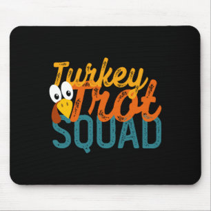 Vintage Turkey Trot Squad Performance Mouse Pad