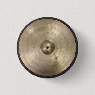 Vintage Turkish Constantinople Cymbal 1 Inch Round Button