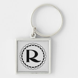 Vintage turn of the century, monogram R Keychain