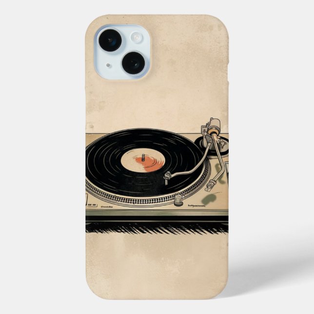 Vintage Turntable  Case-Mate iPhone Case (Back)