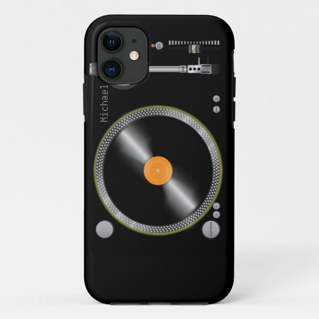 Vintage Turntable Case-Mate iPhone Case (Back)