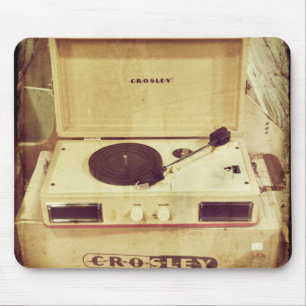 Vintage Turntable Mousepad