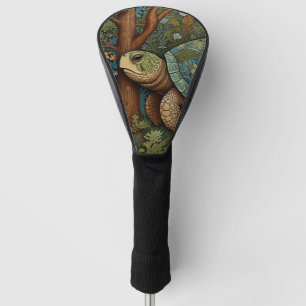 Vintage turtle bohemian boho woodland personalize golf head cover