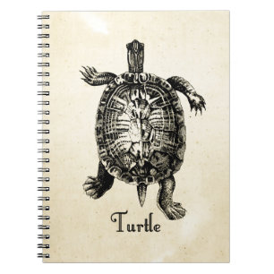 VINTAGE TURTLE NOTEBOOK