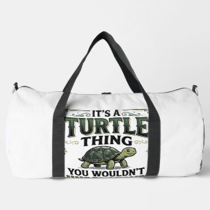 Vintage Turtle Thing Funny Turtle Lover Shirt_1 Duffle Bag