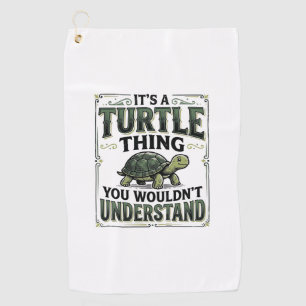 Vintage Turtle Thing Funny Turtle Lover Shirt_1 Golf Towel