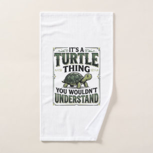 Vintage Turtle Thing Funny Turtle Lover Shirt_1 Hand Towel