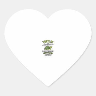Vintage Turtles Are Awesome Funny Turtle Shirt_1 Heart Sticker