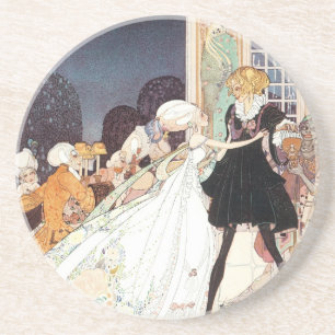 Vintage Twelve Dancing Princesses by Kay Nielsen Coaster
