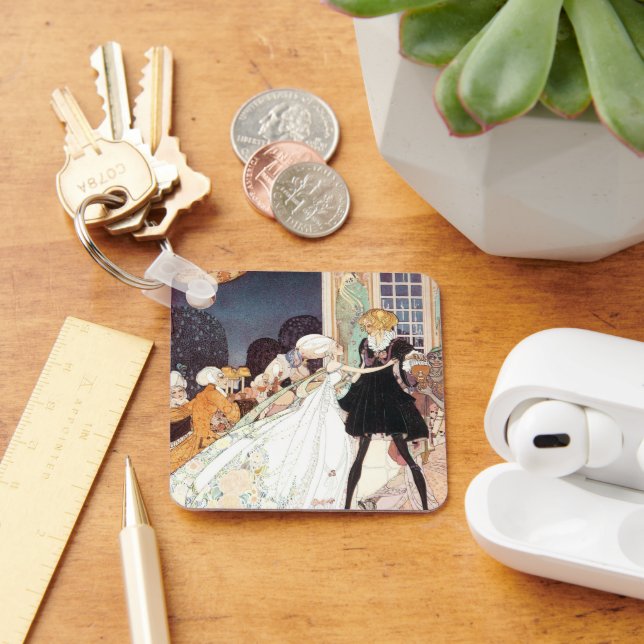Vintage Twelve Dancing Princesses by Kay Nielsen Keychain (Desk)