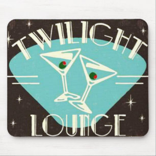 Vintage 'Twilight Lounge' Mousepad