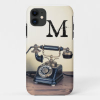 Vintage Type Writer Retro Monogram IPHONE 5 Case