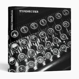 Vintage Typewriter (1in) Binder