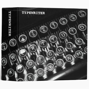 Vintage Typewriter (2in) Binder