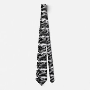 Vintage Typewriter Illustration Tie