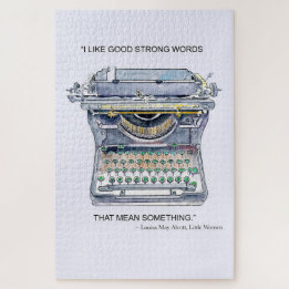 Vintage Typewriter Jigsaw Puzzle