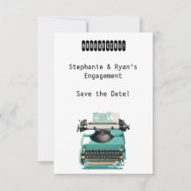 Vintage typewriter minimalist design