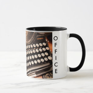 Vintage Typewriter Office Mug