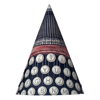 Vintage Typewriter Party Hat