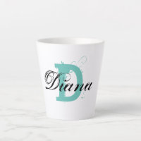 Vintage typography name monogram letter
