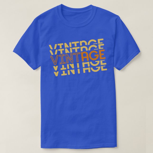 Vintage Typography T-Shirt (Design Front)