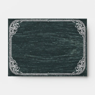 Vintage Typography wedding chalkboard Envelope