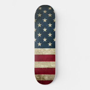 Vintage U.S. Flag Skateboard