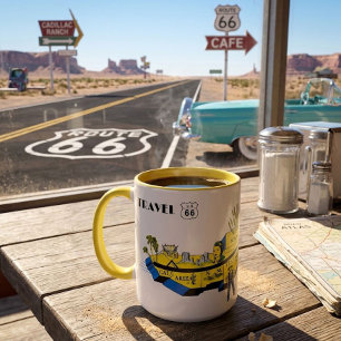 Vintage U.S. Route 66 Mug