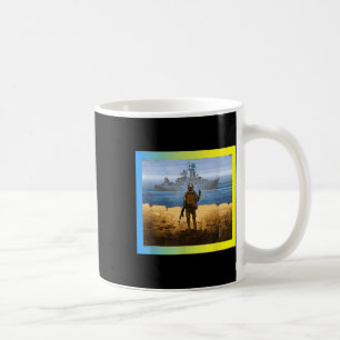Vintage Ukraine Postage Stamp Flag Pride 3 Coffee Mug