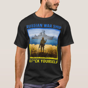 Vintage Ukraine Postage Stamp Flag Pride 5 T-Shirt