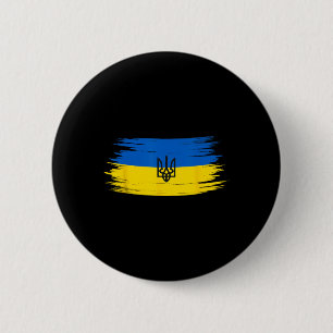 Vintage Ukraine Ukrainian Flag Pride 12 2 Inch Round Button