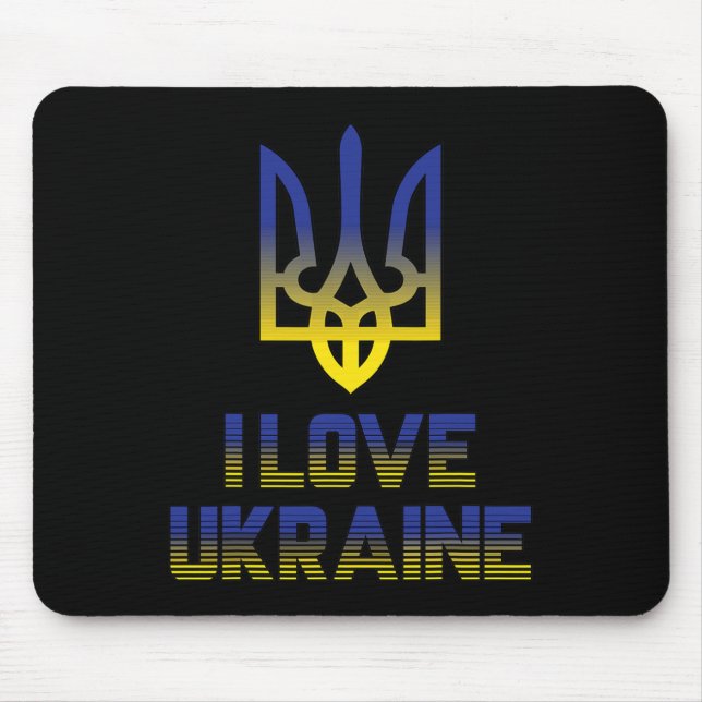 Vintage Ukraine Ukrainian Flag Pride 4  Mouse Pad (Front)