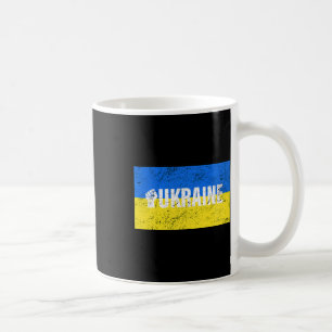 Vintage Ukraine Ukrainian Flag Pride 8  Coffee Mug