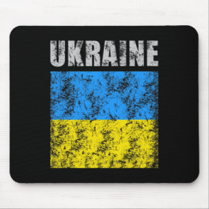 Vintage Ukraine Ukrainian Flag Pride 9 Mouse Pad