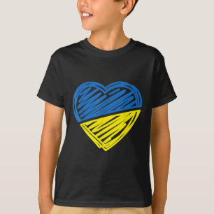 Vintage Ukraine Ukrainian Flag Pride Ukraine Flag T-Shirt