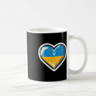 Vintage Ukrainian Bynner Fan Ukraine Flag Retro Cu Coffee Mug