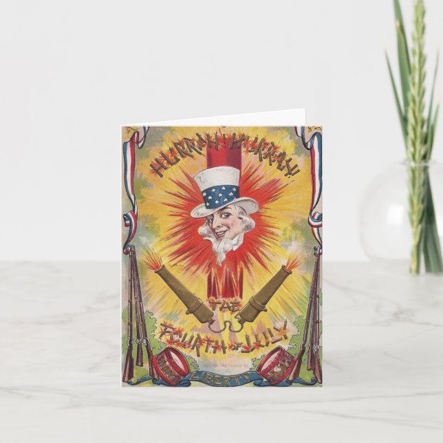 Vintage Uncle Sam Card (Front)