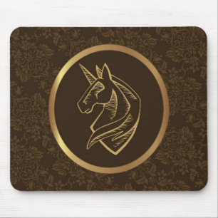 Vintage Unicorn Mouse Pad