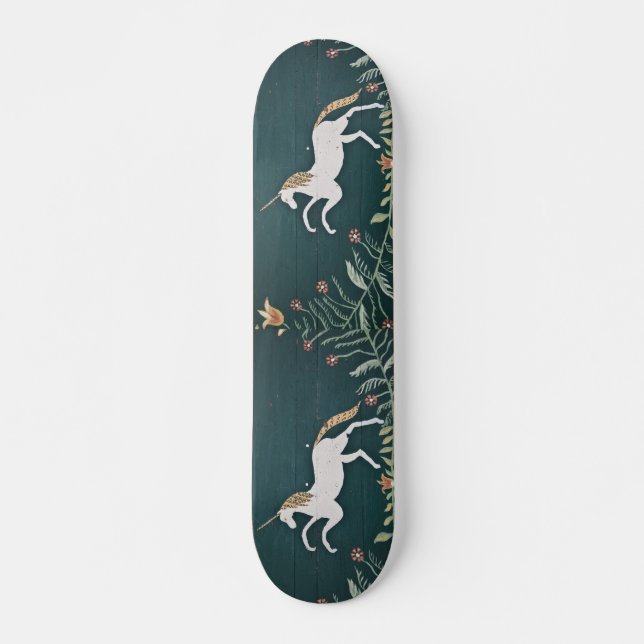 Vintage unicorn skateboard (Front)