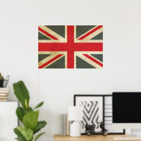 Vintage Union Jack British Flag