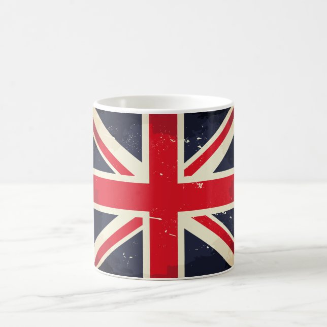 Vintage Union Jack Coffee Mug (Center)